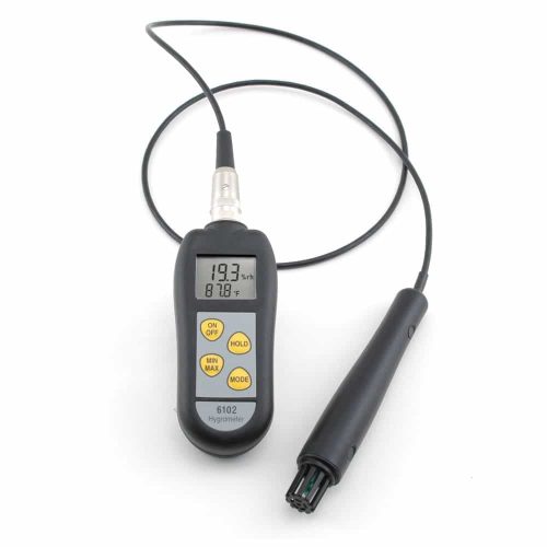 Therma-Hygrometer w/Dual Display and External Probe (6102)